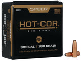 Speer Hot-Cor Bullets 303 Caliber, 7.7mm Japanese (311 Diameter) 180 Grain Round Nose (100pk)