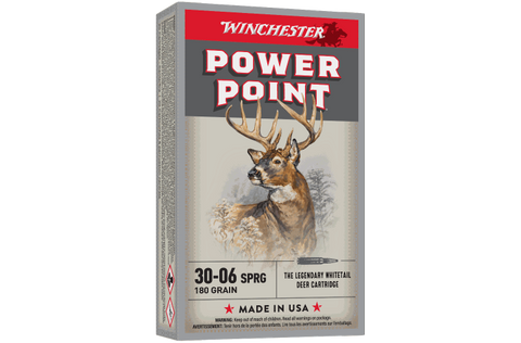 Winchester Super-X Ammunition 30-06 Springfield 180 Grain Power-Point (20pk) (X30064)