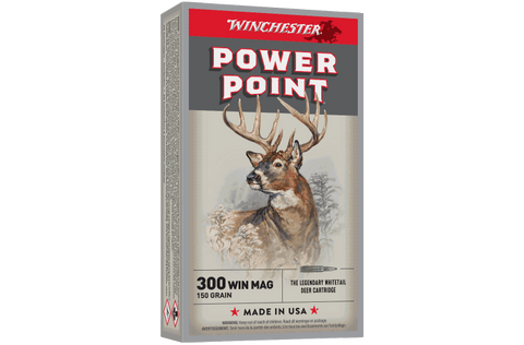 Winchester Ammunition 300 Winchester Magnum 150 Grain Power-Point (20pk) (X30WM1)