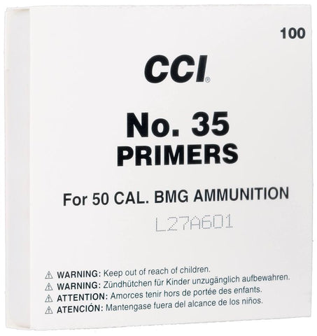 CCI .50 BMG Primers #35 (100pk)