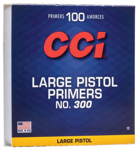 CCI Large Pistol Primers #300 (100pk)