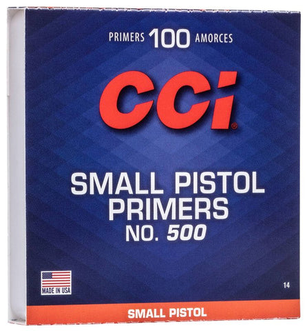 CCI Small Pistol Primers #500 (100pk)