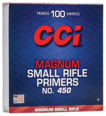 CCI Small Rifle Magnum Primers #450 (100pk)