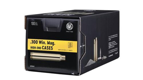 RWS Unprimed Brass Cases 300 Winchester Magnum (100pk)