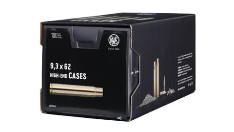 RWS Unprimed Brass Cases 9.3x62 (100pk)