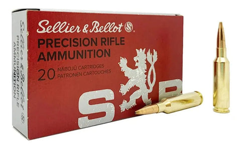 Sellier & Bellot Precision Rifle 6.5 Creedmoor Ammunition 142 Grain Hollow Point Boat Tail Match (20pk)