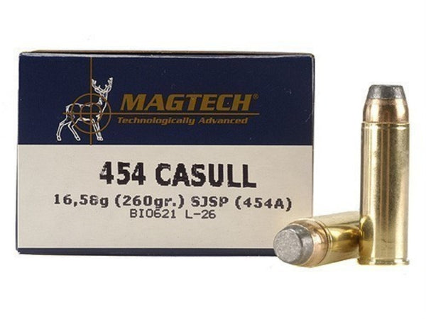 Magtech Ammunition 454 Casull 260 Grain Jacketed Soft Point (20pk ...